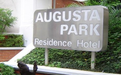 Hotel Augusta Park Suite, apartamentos com cozinha e fogão
