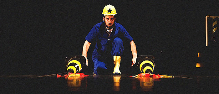 canteiro de obra espetáculo de dança