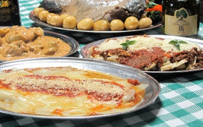 Cantina 1020 serve verdadeiros pratos italianos