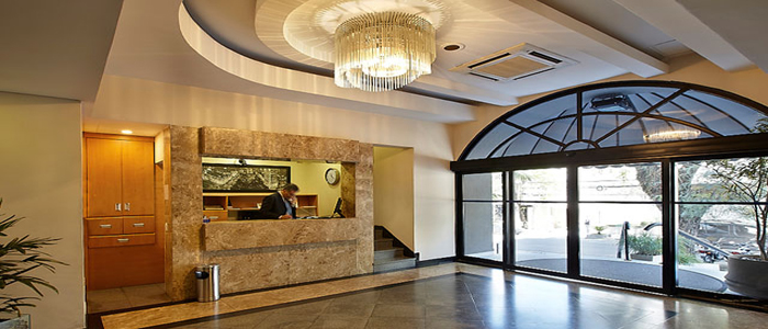 recepção do hotel trasamerica classis opera