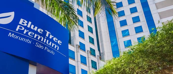fachada do hotel blue tree premium morumbi