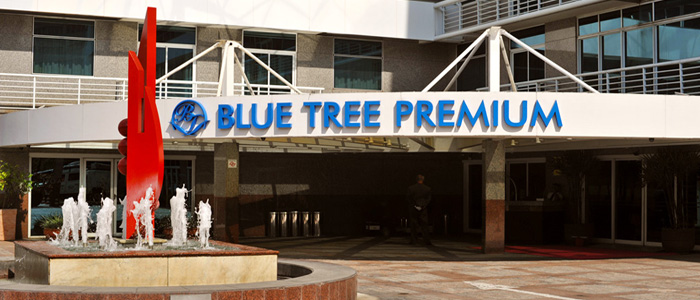 entrada do hotel blue tree premium verbo divino
