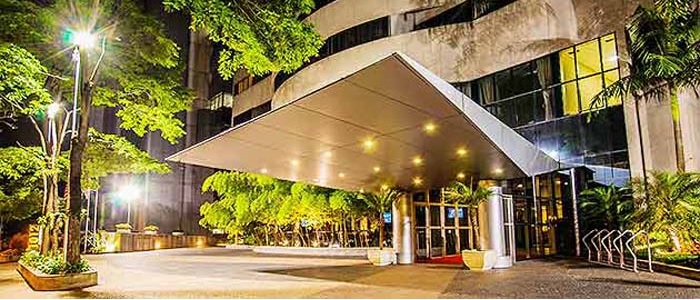 fachada do Prodigy Grand Hotel Berrini