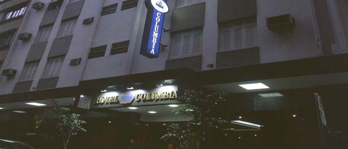 fachada do hotel columbia