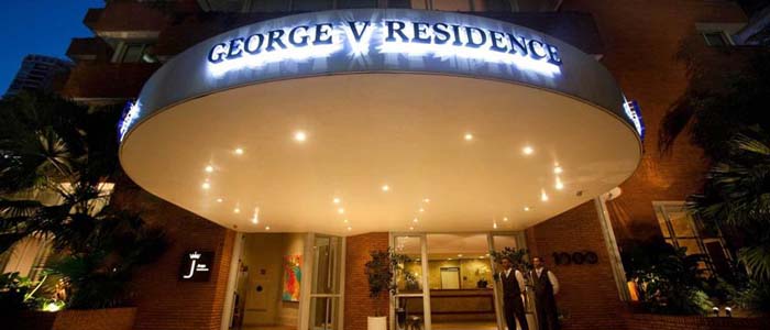 fachada do hotel etoile george v jardins