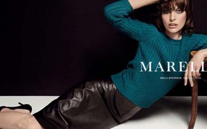 Milla Jovovich assina coleção de bolsas da grife italiana Marella