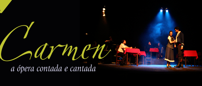 ópera curta montagem de carmen