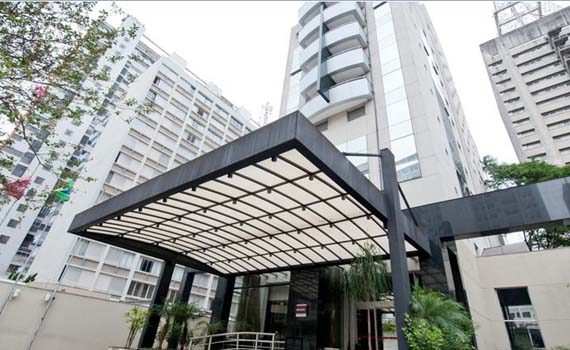 fachada do hotel Mercure Sao Paulo Paulista