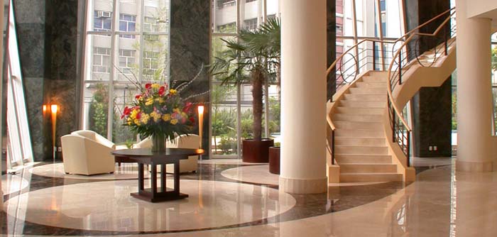lobby hotel Melia Jardim Europa