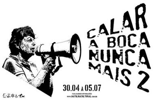 divulgação calar a boca nunca mais matilha cultural