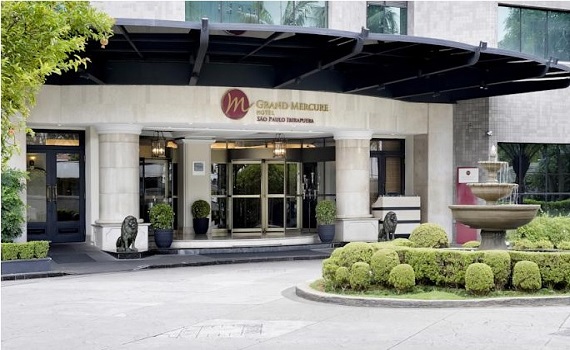 fachada do hotel Grand Mercure São Paulo Ibirapuera