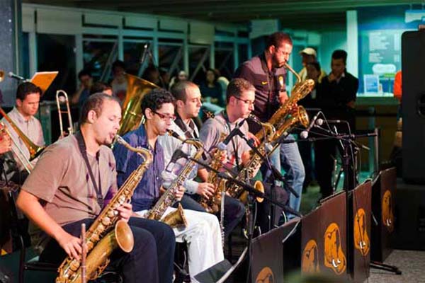 big band do movimento elefantes em ação