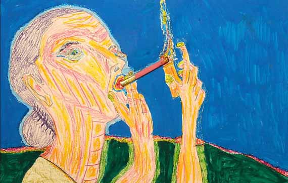 obra em exposição de arnaldo baptista