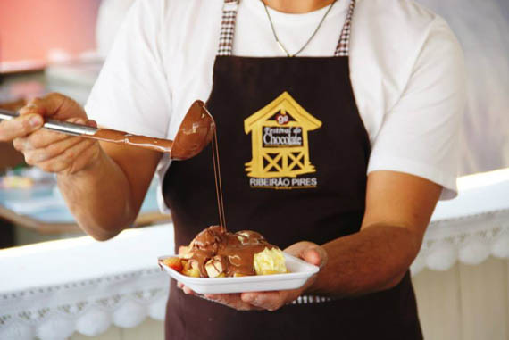 divulgação do Festival do Chocolate de Ribeirão Pires