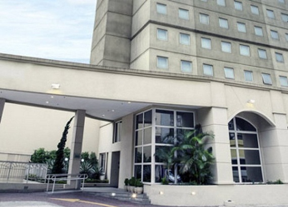 entrada do Hotel Ibis Budget São Paulo São João