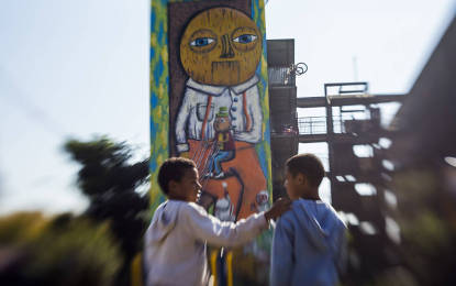 Projeto promove pintura dos paredões de prédios em São Paulo