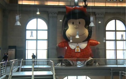 O Mundo de Mafalda em exposição na Praça das Artes em dezembro