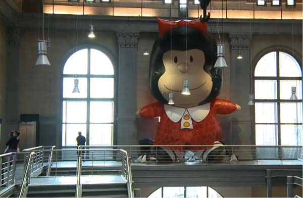 exposição O mundo de mafalda
