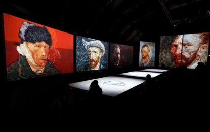 Van Gogh Alive traz obras do pintor em tamanho gigante