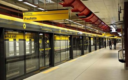 Metrô de São Paulo funcionará na madrugada da virada