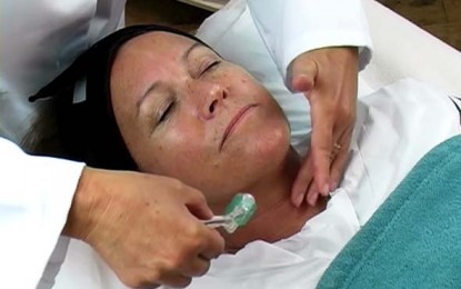 Dermaroller para rejuvenescimento da pele