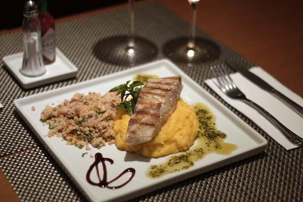 apresentação de prato servido no bistro faria lima