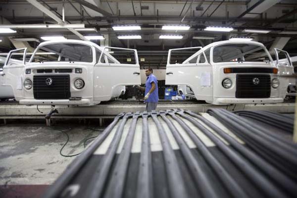 fabrica da volkswagen é uma das industrias de são bernardo do campo no abcd de são paulo