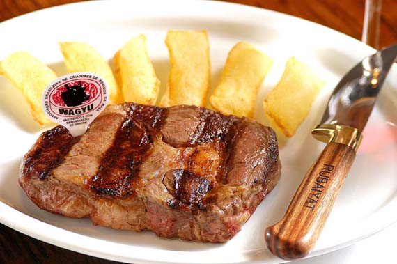 mescla da raça Brangus com o Wagyu japonês no restaurante rubaiyat