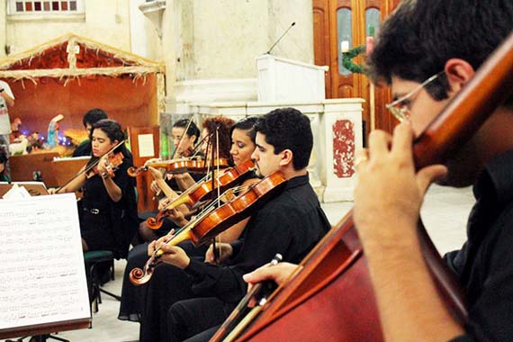 cordas da orquestra barroca do amazonas em turnê por são paulo