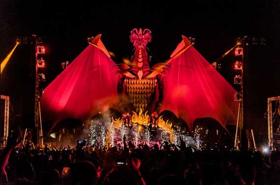 palco do festival de musica eletrônica xxxperience