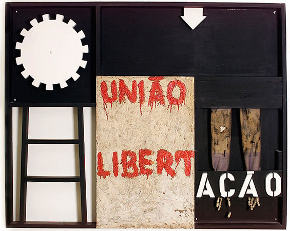 Pedro Escosteguy exprime insatisfação com sua obra com a frase União e LibertAção