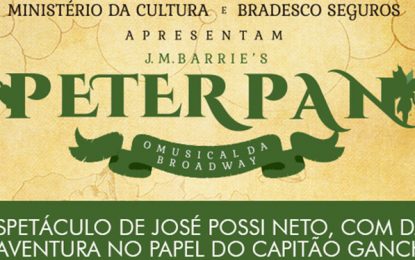 Clássico de gerações, Peter Pan ganha sua primeira versão brasileira no teatro