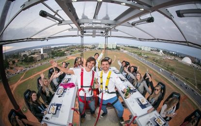 São Paulo está recebendo Dinner in the Sky